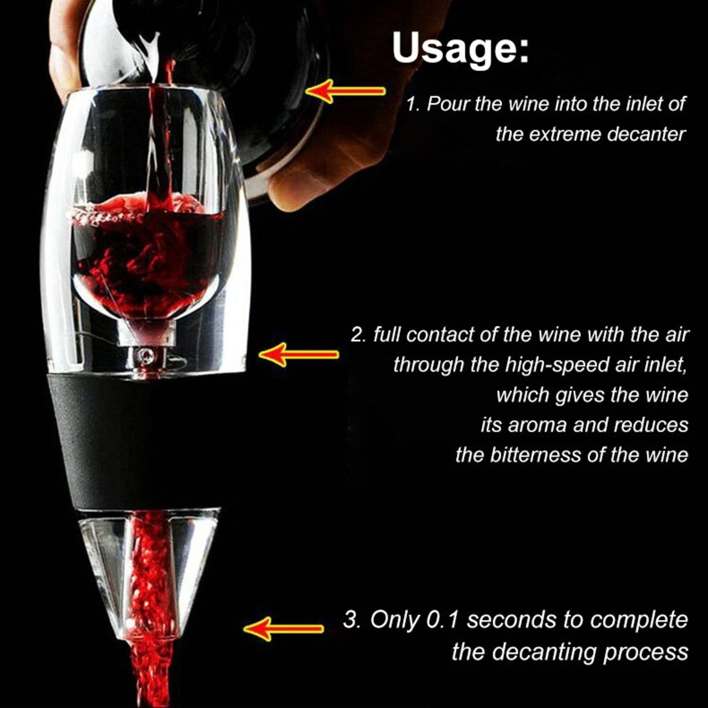 Wine Aerator Filter Decanter Essential, Aerator, Wine Accessory Wine Lover Gift